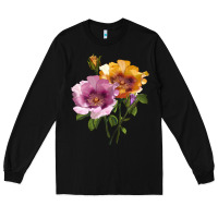Black In Your Eyes Rose Long Sleeve Tee - LillyAllenDesigns