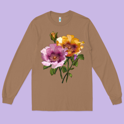 In Your Eyes Rose Long Sleeve Tee Designed By Lillyallendesigns