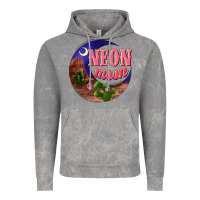 Cloud Rock neon moon Vintage Hoodie - NancyCooperArtShop