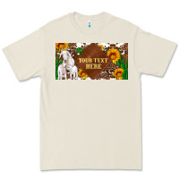 Bone (preview)baby goats and sunflower and cactus with cowhide license plat Premium Tee - Artiststas