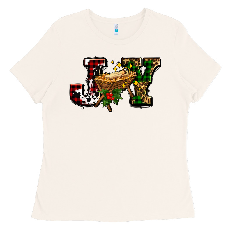 Joy With Baby Jesus Ado Ladies Tee by AdoDesignShop | Teevron