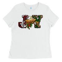White joy with baby jesus ado Ladies Tee - AdoDesignShop