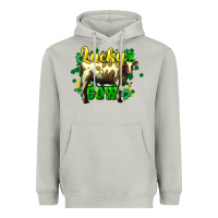 Moon Dust St. Patrick's Day Cow Heavyweight Hoodie - HowdyJamesFarm