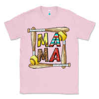 Bubblegum Pink softball mama Classic Tee - CowhideDigitalArt