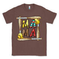 Chestnut softball mama Classic Tee - CowhideDigitalArt