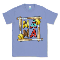 Colony Blue softball mama Classic Tee - CowhideDigitalArt