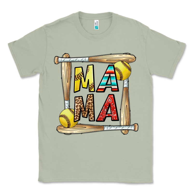 Softball Mama Classic Tee by CowhideDigitalArt | Teevron