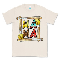 Natural softball mama Classic Tee - CowhideDigitalArt