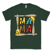 Sports Green softball mama Classic Tee - CowhideDigitalArt