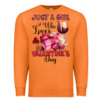 Carrot just a girl who loves valentine's day Premium Sweatshirt - OliviaCreatesArt