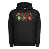 Pigment Black festive merry christmas greeting Urban Hoodie - CowhideDigitalArt