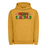 Pigment Peanut Butter festive merry christmas greeting Urban Hoodie - CowhideDigitalArt