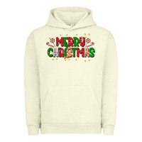 Pigment Pistachio festive merry christmas greeting Urban Hoodie - CowhideDigitalArt