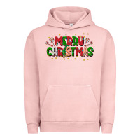 Pigment Salmon festive merry christmas greeting Urban Hoodie - CowhideDigitalArt