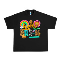 Black hello pre k Urban Heavy Tee - NancyCooperArtShop
