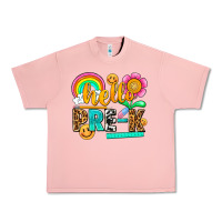 Salmon hello pre k Urban Heavy Tee - NancyCooperArtShop