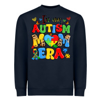 Navy in my autism mom era Heavyweight Sweatshirt - Artiststas