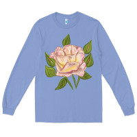Colony Blue Life's Little Pleasures Rose Long Sleeve Tee - LillyAllenDesigns