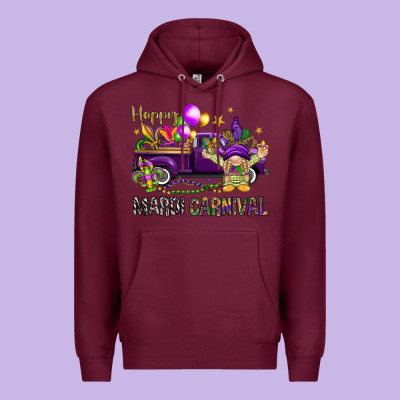Happy Mardi Carnival With Truck Premium Hoodie Designed By Howdyjamesfarm