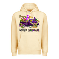 Pina Colada Happy Mardi carnival with truck Premium Hoodie - HowdyJamesFarm