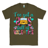 Army Green ive got a bus full of valentine Classic Tee - NancyCooperArtShop