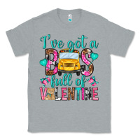 Heather Grey ive got a bus full of valentine Classic Tee - NancyCooperArtShop