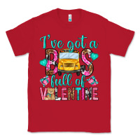 Red ive got a bus full of valentine Classic Tee - NancyCooperArtShop
