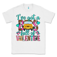 White ive got a bus full of valentine Classic Tee - NancyCooperArtShop