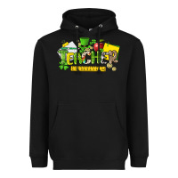 Black Teacher St. Patrick's Day Heavyweight Hoodie - HowdyJamesFarm