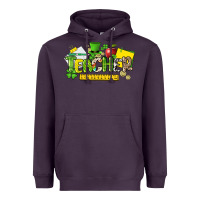Plum Teacher St. Patrick's Day Heavyweight Hoodie - HowdyJamesFarm