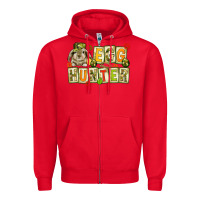 Red Egg hunter with camouflage plate letters Easter Zipper Hoodie - HowdyJamesFarm