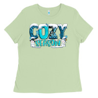 Matcha cozy season with snowman ado Ladies Tee - AdoDesignShop
