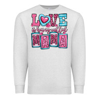 Oatmeal Heather love is being called mama Premium Sweatshirt - OliviaCreatesArt