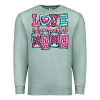 Seafoam love is being called mama Premium Sweatshirt - OliviaCreatesArt