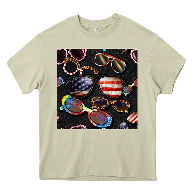 4th Of July Glasses  Seamless Pattern Heavy Core Tee by BundleAndBundleShop | Teevron