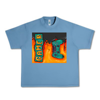 Pebble Blue gamer Urban Heavy Tee - MaliasSmallBusiness