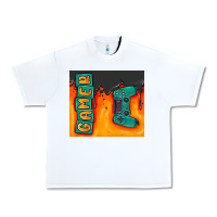 White gamer Urban Heavy Tee - MaliasSmallBusiness