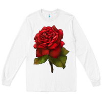White Oklahoma Rose Illustrations Long Sleeve Tee - LillyAllenDesigns