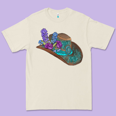 Cowboy Hat Premium Tee Designed By Adodesignshop