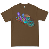 Cacao cowboy hat Premium Tee - AdoDesignShop