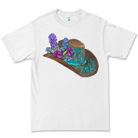 White cowboy hat Premium Tee - AdoDesignShop