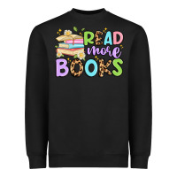 Black read more books Heavyweight Sweatshirt - Artiststas
