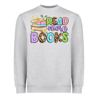 Heather Grey read more books Heavyweight Sweatshirt - Artiststas