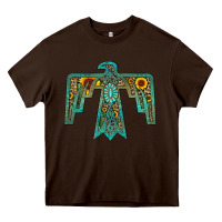 Chocolate Brown thunderbird Heavy Core Tee - JahusDesignShop
