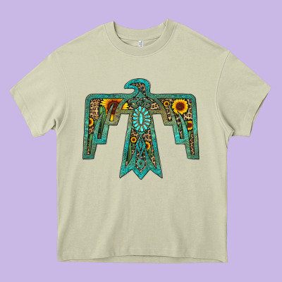 Thunderbird Heavy Core Tee Designed By Jahusdesignshop