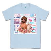 Dusty Blue positive affirmations girl Classic Tee - MaliasSmallBusiness