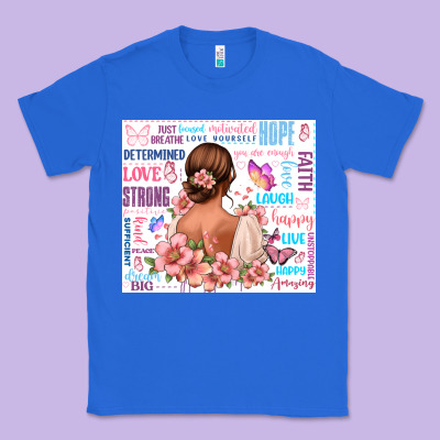 Positive Affirmations Girl Classic Tee Designed By Maliassmallbusiness
