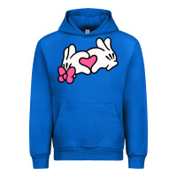 Cobalt Minnie Mouse Urban Hoodie - CowhideDigitalArt