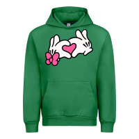 Emerald Minnie Mouse Urban Hoodie - CowhideDigitalArt