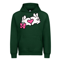 Forest Green Minnie Mouse Urban Hoodie - CowhideDigitalArt